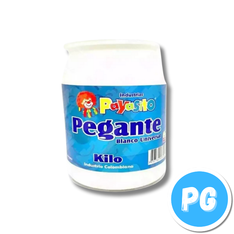 Tarro Pegante Payasito Universal x1000 Gramos No Toxico Kilo