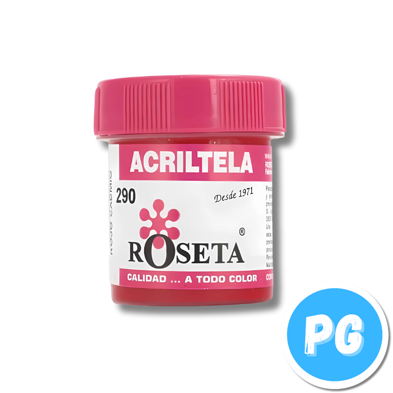 Tarro Acritela Roseta 30cc Amarillo Cadmio 900