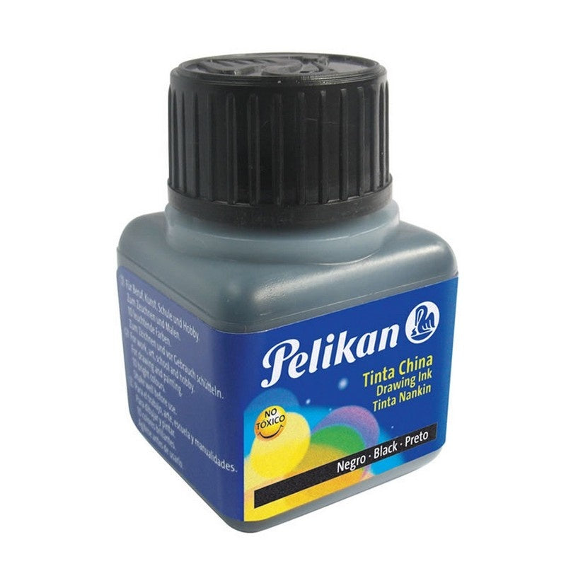 Tarro De Tinta China Pelikan 15cc Negra