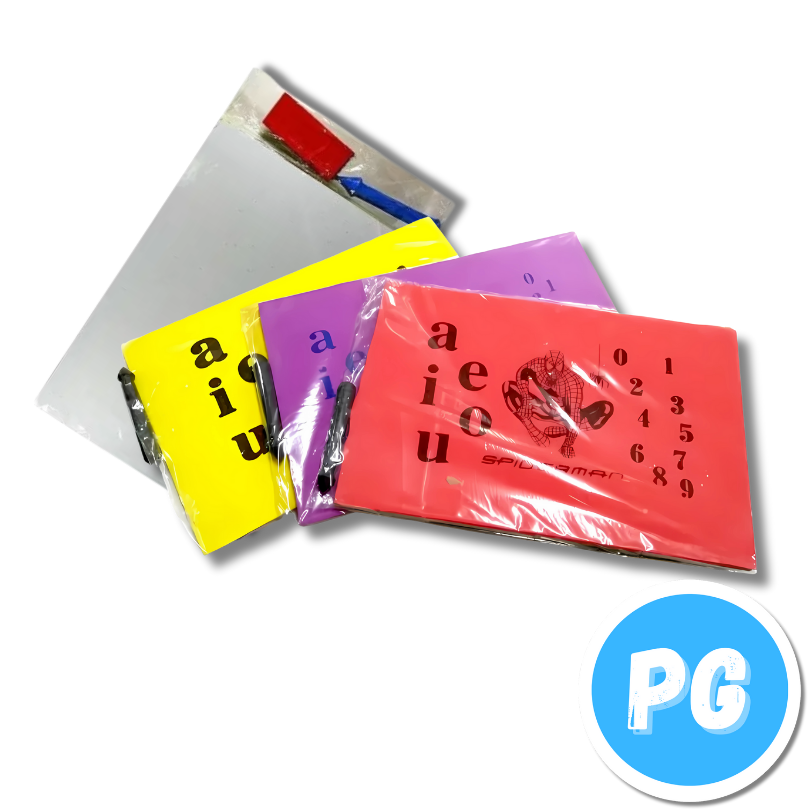 Tabla Picado Con Tablero Acrilico Octavo Motivo Para Niño + Punzon Plastico