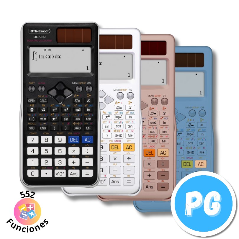 Calculadora Cientifica Offiesco 552 Funciones Ref 989 Color Unisex