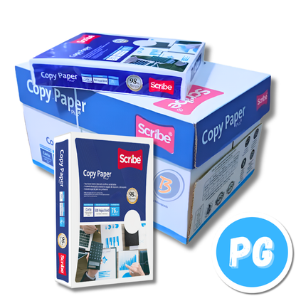 Caja Resmas Scribe 75 gramos x10 Paquetes Carta Blanca