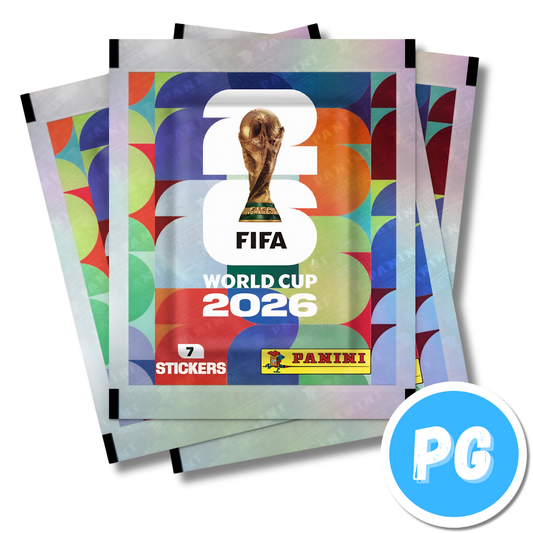 Paquete Láminas Panini Mundial 2026 X7 Unds Surtido