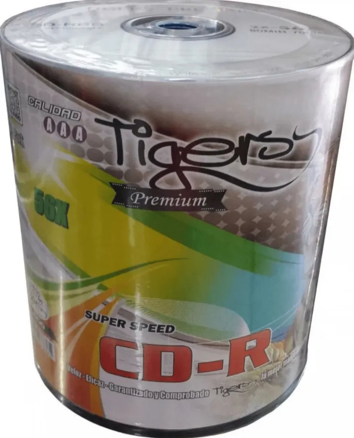 Torre Cd-r Tiger 700mb X100 Unidades – Papeleria Grancentral San Victorino