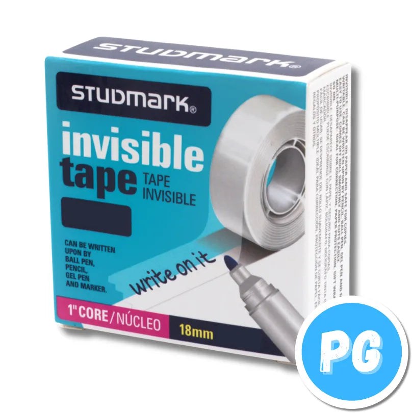 Cinta Studmark Invisible 18mm X25 Metros