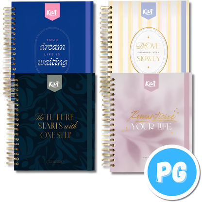 Agenda Diaria Kiut Premium con Caja 2027 Azul Rey