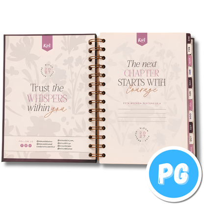 Agenda Diaria Kiut Premium con Caja 2027 Azul Rey