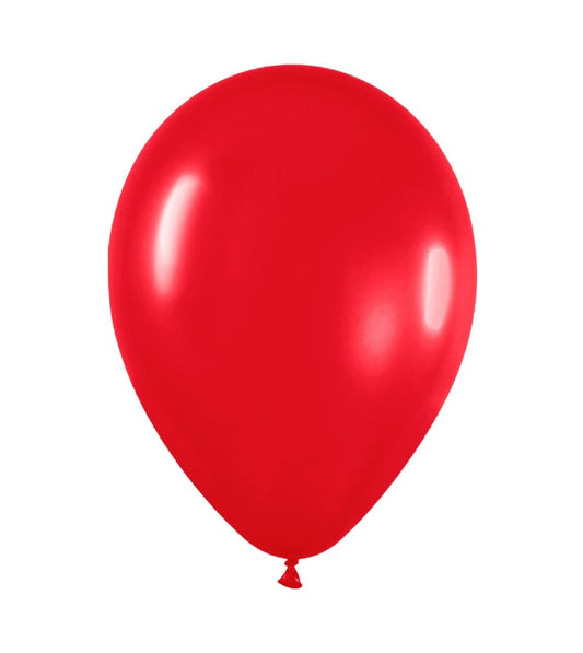 Paquete De Bomba Plastica R12 30cm X10 Unds Rojo