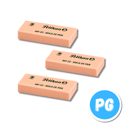 Caja Borrador Pelikan Miga Pan Mp20 X20 Unds Café