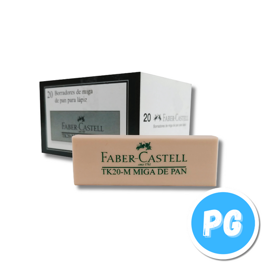 Caja Borrador Miga Pan Faber Castell x20 Unds