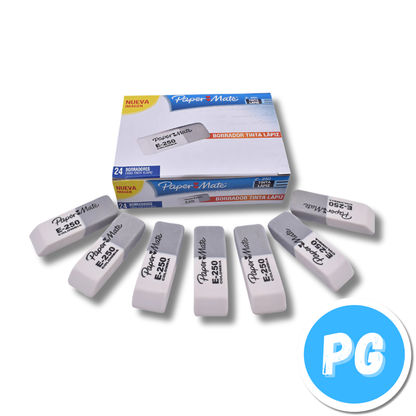 Caja Borrador Paper Mate Tinta y Lapiz E 250 X24 Unds