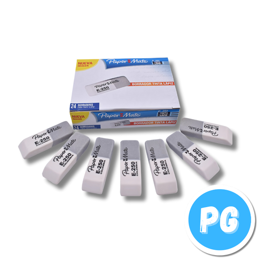 Caja Borrador Paper Mate Tinta y Lapiz E 250 X24 Unds