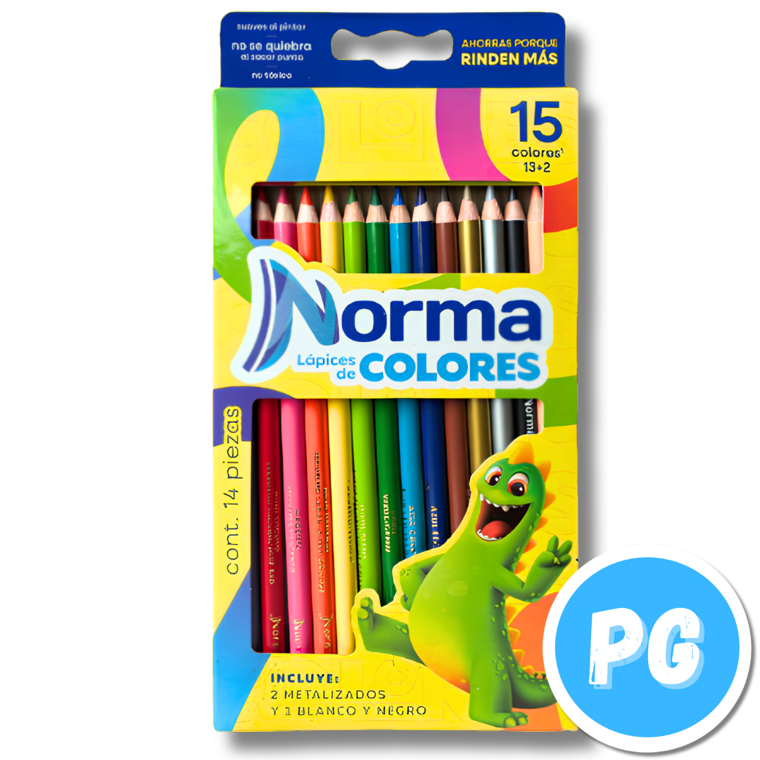 Caja Color Norma 4mm x15 Unds Unipunta
