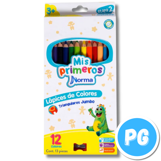 Caja Color Norma X12 Unds Jumbo Unipunta