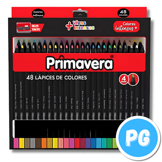 Caja Color Primavera Black X48 Unds Unipunta