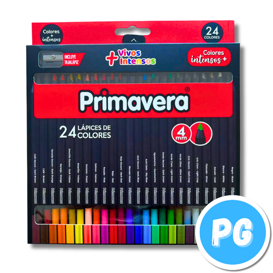 Caja Color Primavera Black X24 Unds Unipunta