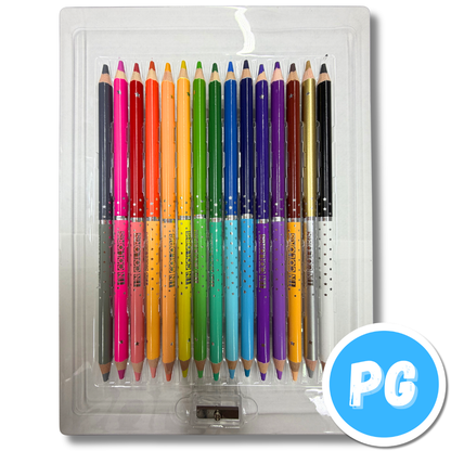 Caja Colores Scribe Incolors 4mm x15 Unds Doblepunta