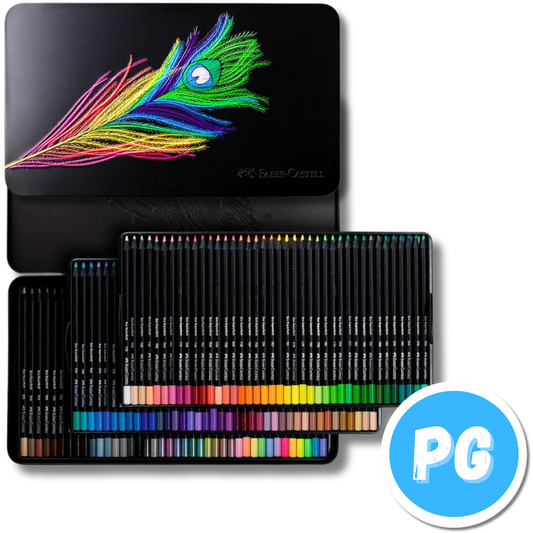 Caja Color Faber Castell Supersoft x120 Unds Caja Metalica