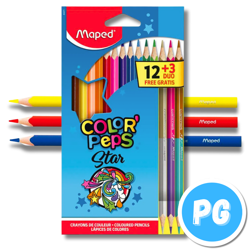 Caja Color Maped X15 Unds Unipunta