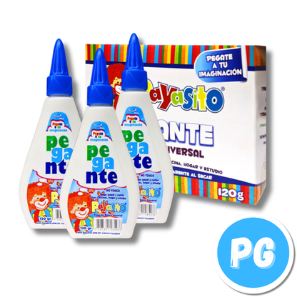 Caja Pegante Payasito Universal 120 Gramos x6 Unds No Toxico