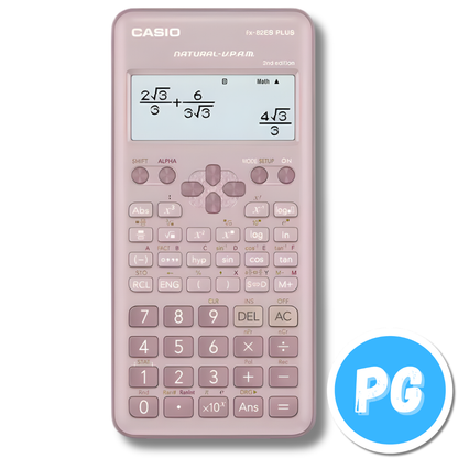 Calculadora Casio Cientifica 82ES PLUS 252 Funciones Rosada