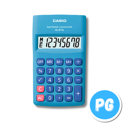 Calculadora Casio HL-815 8 Digitos Surtida