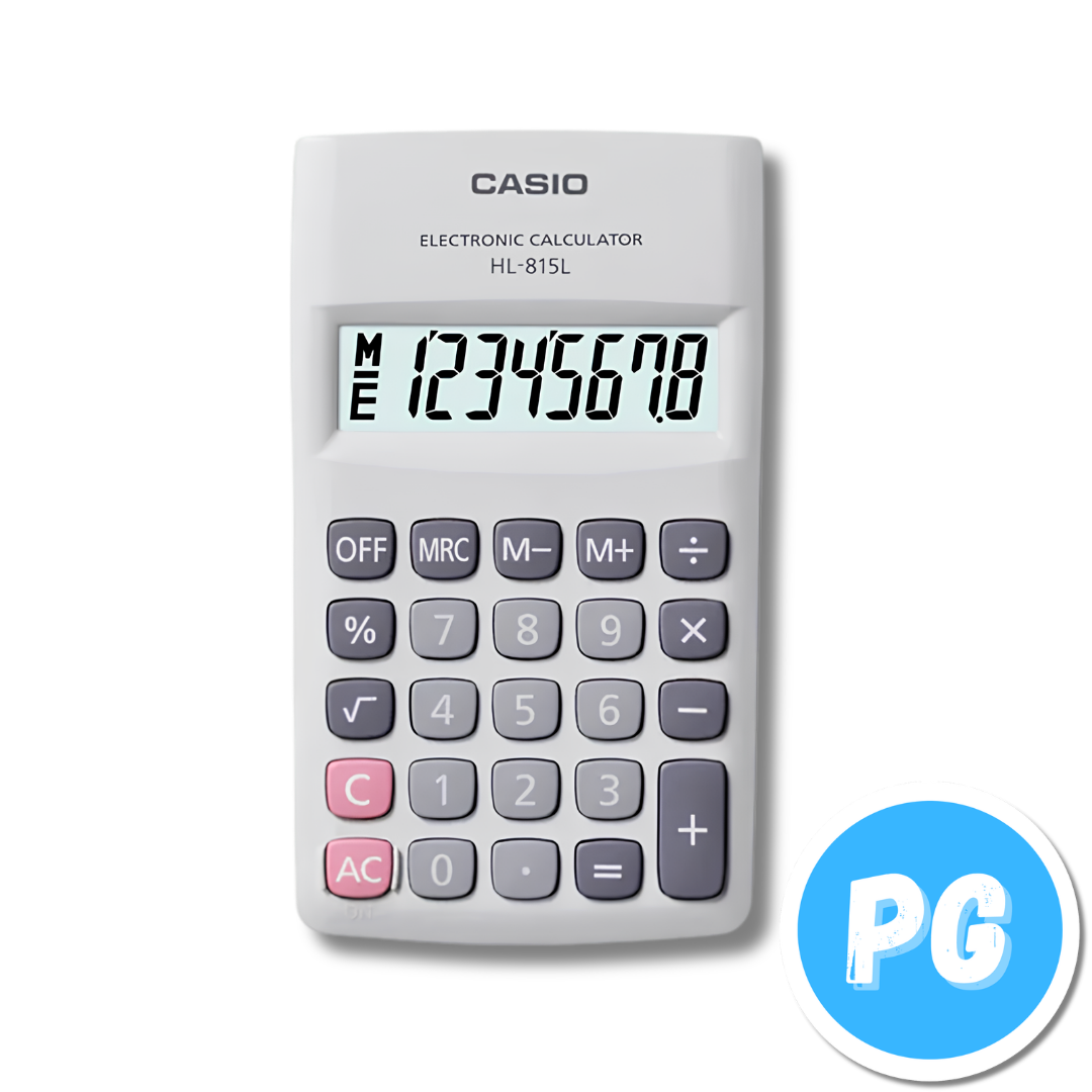 Calculadora Casio HL-815 8 Digitos Surtida