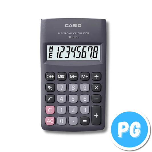 Calculadora Casio HL-815 8 Digitos Negra