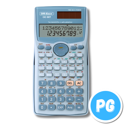 Calculadora Cientifica Offiesco OE-987 401 Funciones Azul