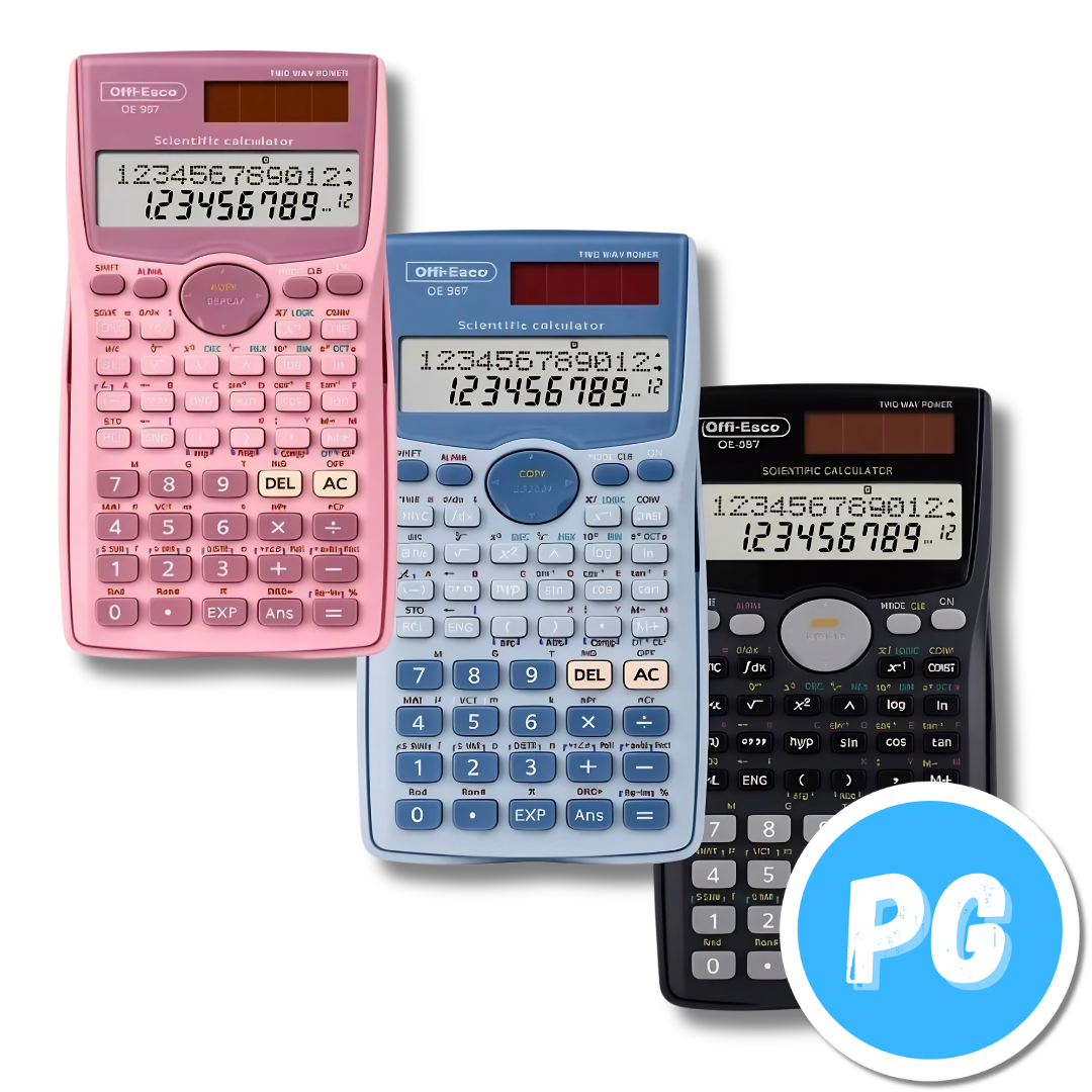 Calculadora Cientifica Offiesco OE-987 401 Funciones Azul