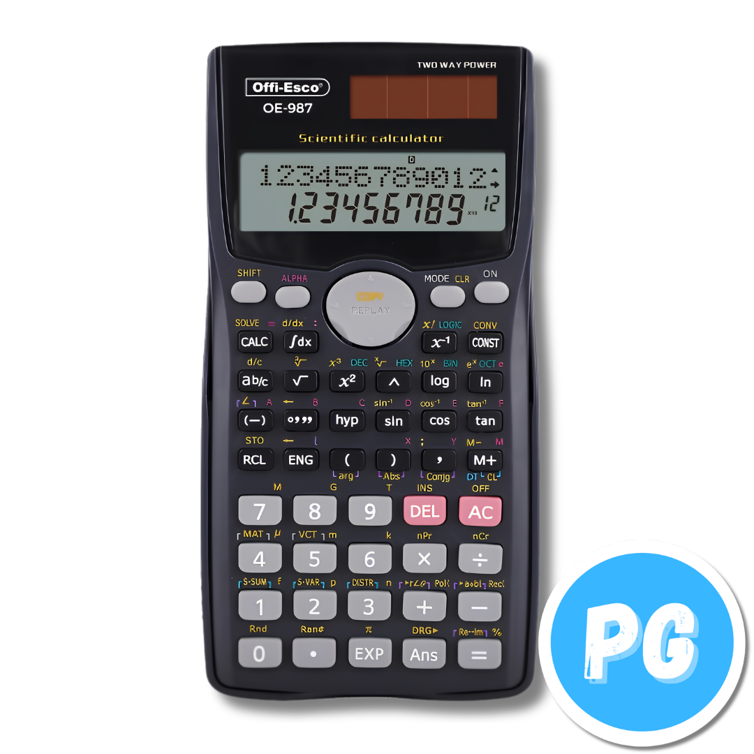 Calculadora Cientifica Offiesco OE-987 401 Funciones Azul