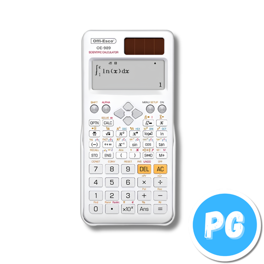 Calculadora Cientifica Offiesco OE-989 552 Funciones Blanca