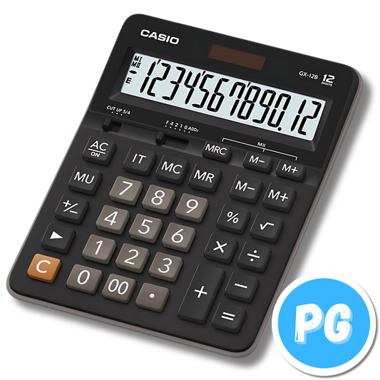 Calculadora Casio 12 Digitos Grande Gx12b