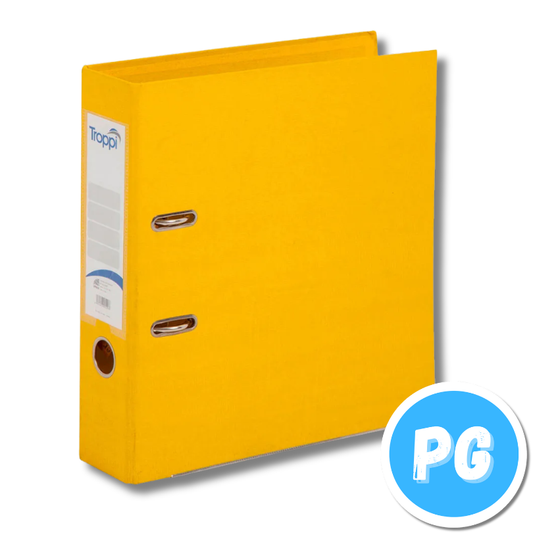 Carpeta AZ Troppi 2 Argollas Carta Amarilla