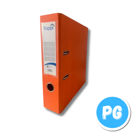 Carpeta AZ Troppi 2 Argollas Carta Naranja