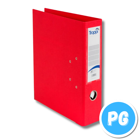 Carpeta AZ Troppi 2 Argollas Carta Rojo