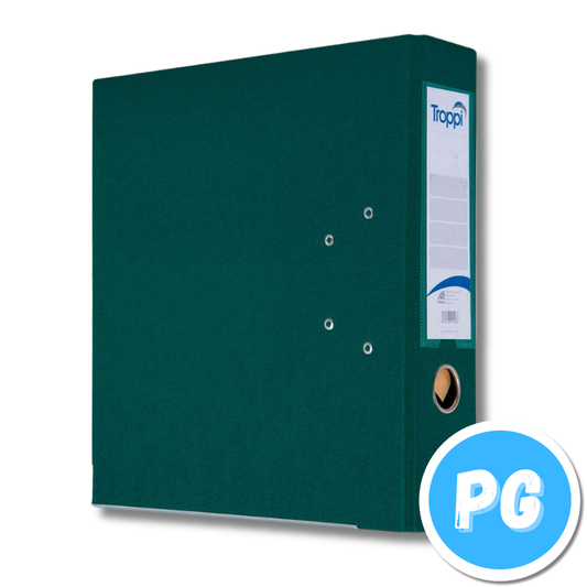 Carpeta AZ Troppi 2 Argollas Carta Verde