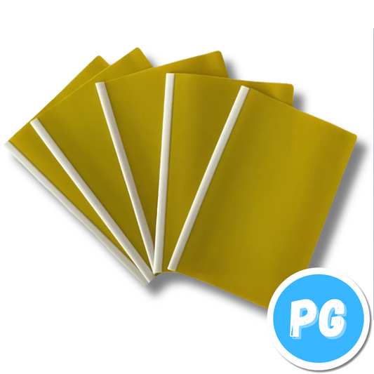 Paquete Carpeta Lomo Corredizo X5 Unds Carta Amarilla