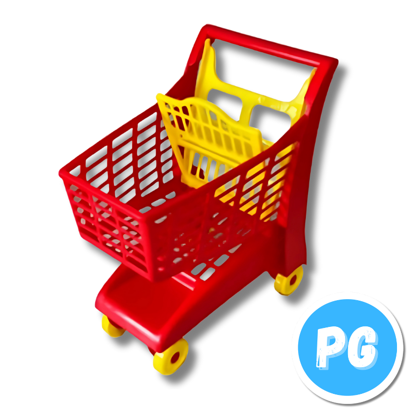 Juguete Carrito de Mercado con Mercado Grande