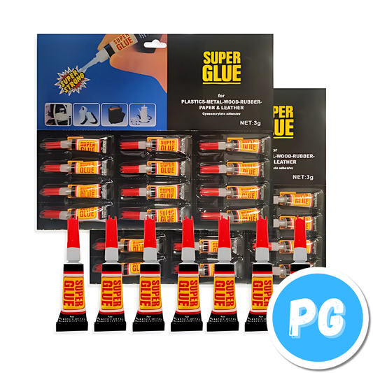 Carton Pegante Instantaneo Super Glue Por 12 Unidades