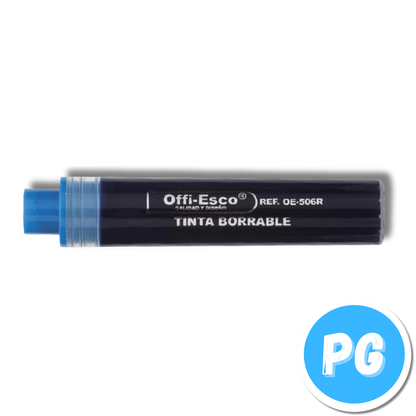 Cartucho Para Marcador Offiesco Borrable 506 Azul Rey