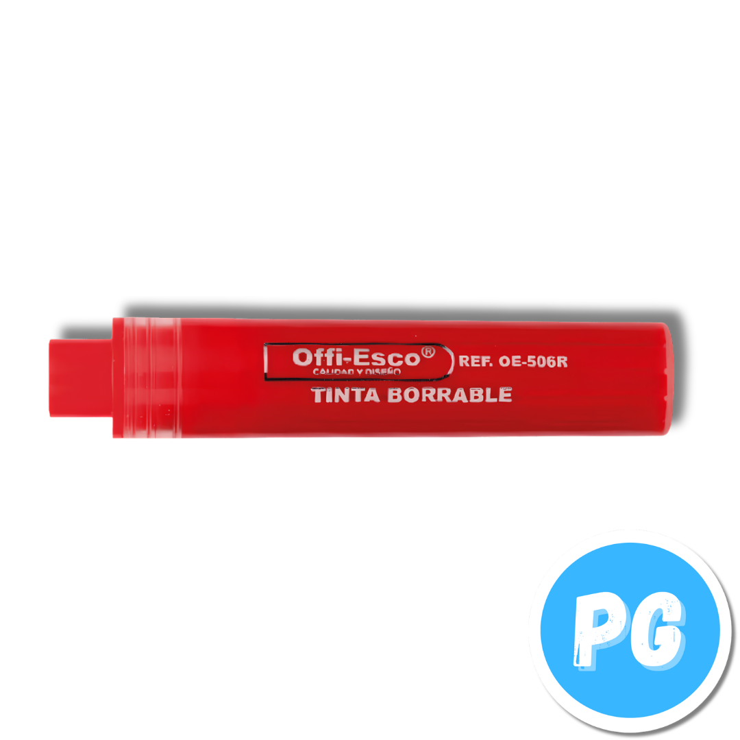 Cartucho Para Marcador Offiesco Borrable 506 Rojo