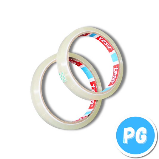 Cinta Tesa Transparente 12mm X40 Metros (aro Grande, La Mas Delgada, Para Dispensador)