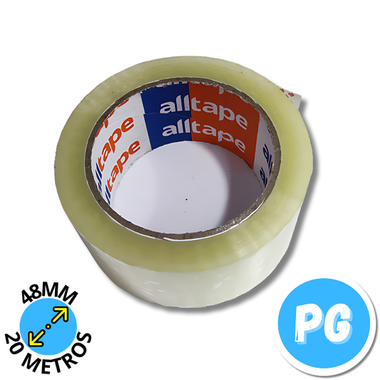 Cinta All Tape Transparente 48mm X20 Metros