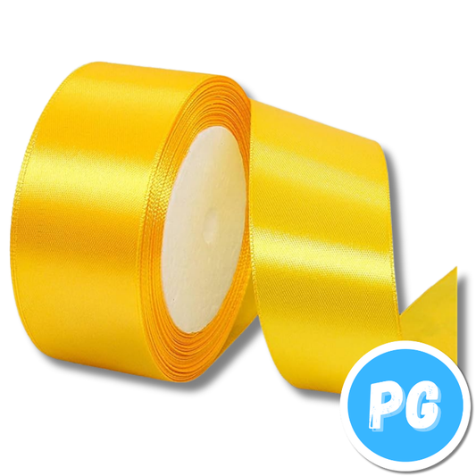 Cinta Tela 4cm X30 Metros Amarilla