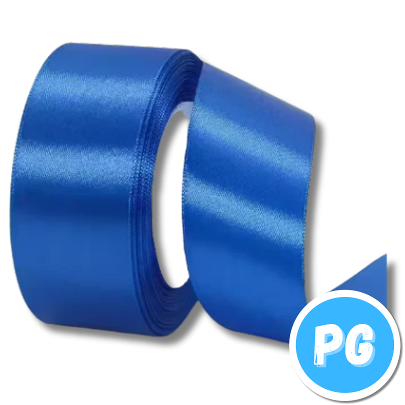 Cinta Tela 4cm X30 Metros Azul Rey