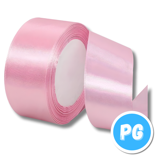 Cinta Tela 4cm X30 Metros Rosada