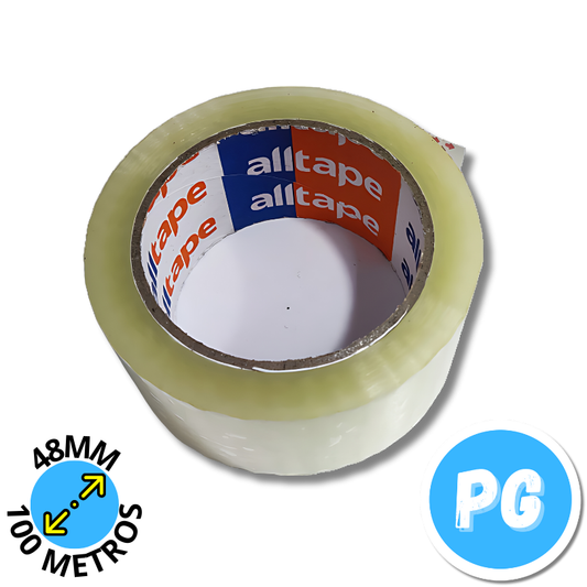 Cinta All Tape Transparente 48mm X300 Metros