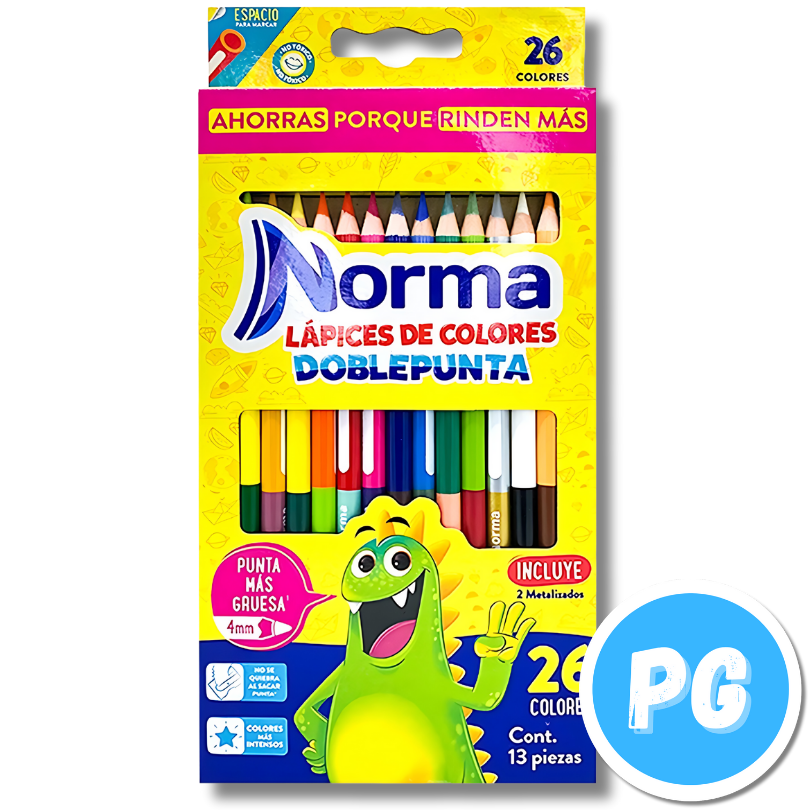 Caja Color Norma 13x26 Unds Doblepunta