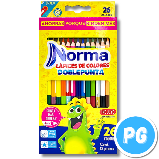 Caja Color Norma 13x26 Unds Doblepunta